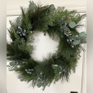 Elegant Artificial Green Holiday Wreath